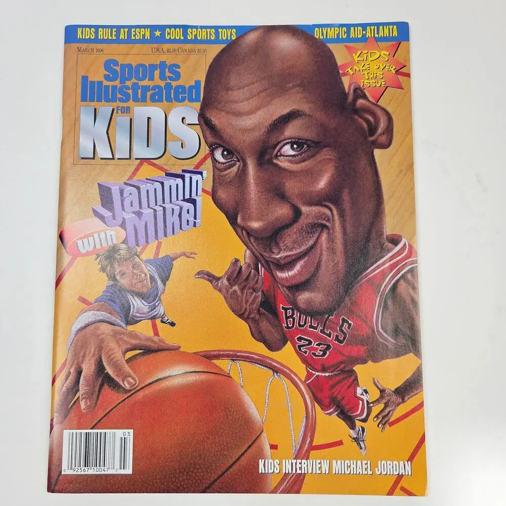 Sports Illustrated for Kids March 1996 Michael Jordan Complete Poster Cards